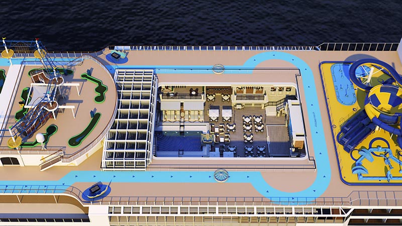 Deck do Costa Venezia