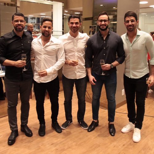Diego Silva, Rodrigo Bérgamo, Igor Revoredo, Joás Cruz e Leonardo Revoredo