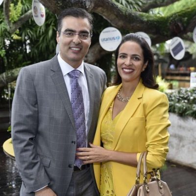 Glauco Campos e Juliana Madeira 
