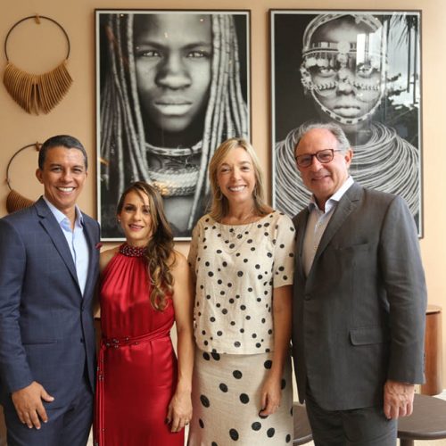 Jean Felix, Jô Abreu, Anette e Marcel Rivkind 