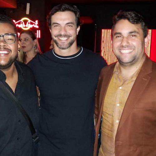 JUNIOR MOREIRA, CAIO ALCÂNTARA E GILSON MEIRELLES REINAUGURAÇÃO DO NEW TWIST FOTO FABIO SOUTO (25)
