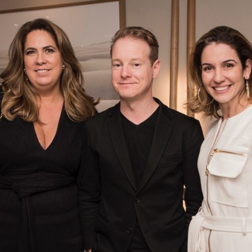 Aline Cangussú, Jader Almeida e Manuela Andrade