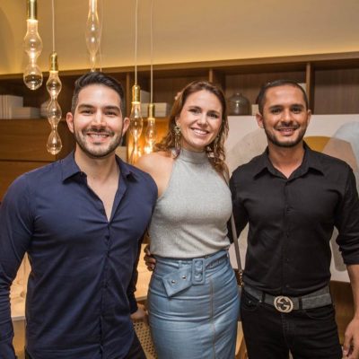 Marcelo Rocha, Andrea Machado e Rodrigo Rodrigues