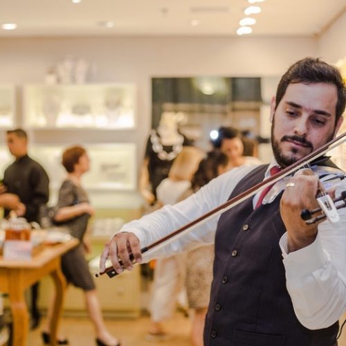 Violonista Jorge Borges