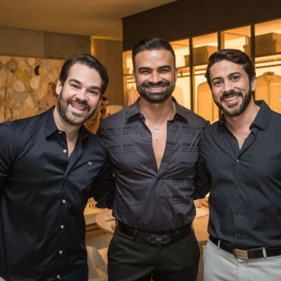 Rafael Goncalves, Flavio Moura e Marcio Xenofonte