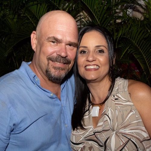 Lon Menezes e Patricia Andrade