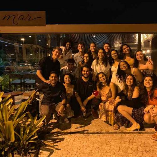 Amigos de Peu Mesquita reunidos