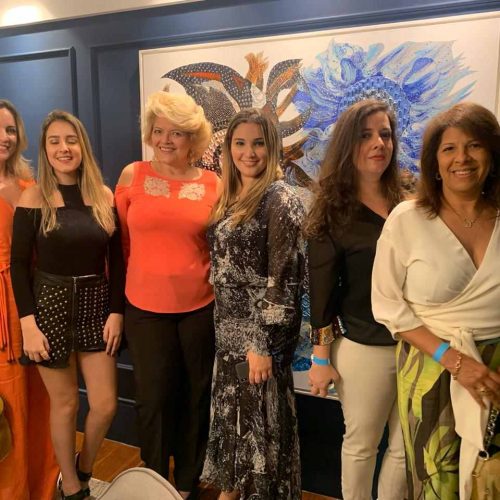 Cristina Alencar, Manuela Alencar, Ana Amélia Doria, Daniela Alencar, Claudia Alencar e Tika Marques
