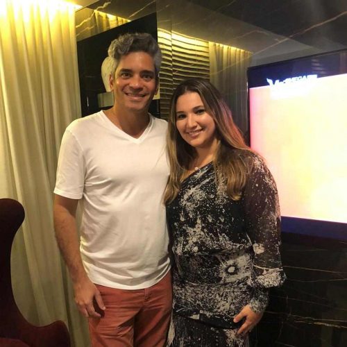 Ruy Espinheira e Daniela Alencar