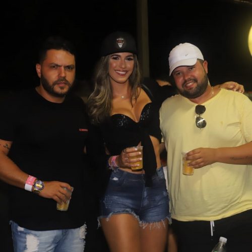 Fernando Menezes, Alina Martins e Luan Crusoe