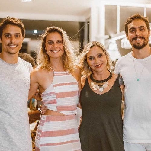 Guilherme, Isabela, Rosa e Gabriel Guerra