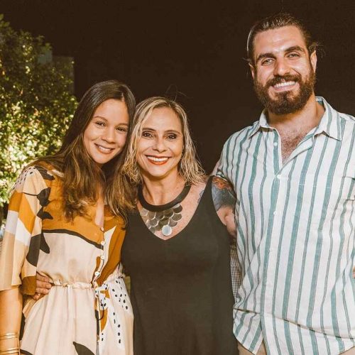 Jéssica Duarte, Rosa Guerra e Gabriel Carvalho