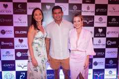 Fernanda Medeiros, Laurindo Lima e Gabriela Menezes