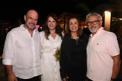 Lon Menezes, Adriana Barreto, Marielza Brandão e Ezio Vannini