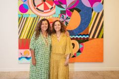 Regina Casé e Beatriz Milhazes