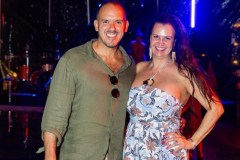 Paulo Leone e Roberta Estrada