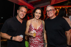 Paulo Martinho, Genevieve Junqueira e Cristiano Souza