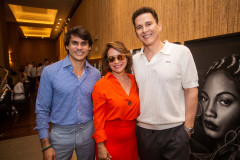 João Marcelo Passos, Regina Mendes e Antonio Mazzafera