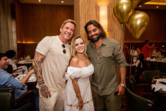 TIciano Santana, Cininha Lefundes e Felipe Sena