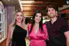 Priscila Prates, Gabriela Bandeira e Victor Sanjuan