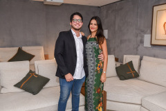 Guilherme Lacerda e Aline Fernandes