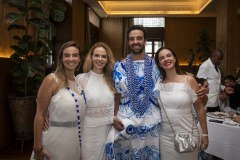 Ligia e Camila Magalhães, Clovis Castanho e Flavia Magella