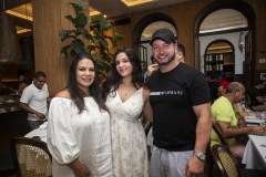 Vivian, Maria Eduarda e Paulo Astorfi