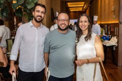 Lucas Carneiro, Paulo Neto e Nayra Pacheco