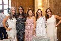 Veronica Ramiro, Adriana Barreto, Angela Brcelar, Valeria Lins e Angela Freitas