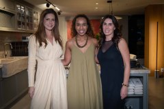 Fabiola Secchin, Alana Xavier e Graziella Castanheira 