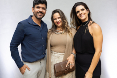 Alexandre Huang,  Ilka Ribeiro e Lhais Brugni
