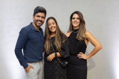 Alexandre Huang, Lara Passos e Lhais Brugni