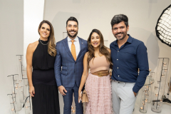 Lhais Brugni, João Medrado, Juliana Campos e Alexandre Huang