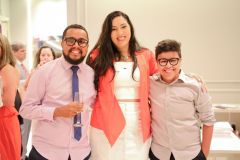 Diego Nascimento, Adriana Manta e João Gabriel