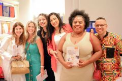 Luziane Carvalho, Lígia Mello, Viviane Martins, Adriana Manta, Daiana Santos e Gerson Conceição