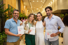 Fausto Franco, Lara Kertész, Camila Meccia e Pedro Castro