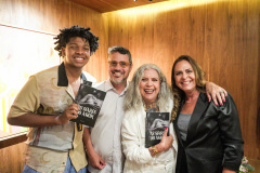 Gabriel Fontenelle, Fausto Franco, Astrid Fontenelle e Suzanne Tosto