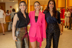 Luciana Romero, Manu Correia e Fabiana Monte