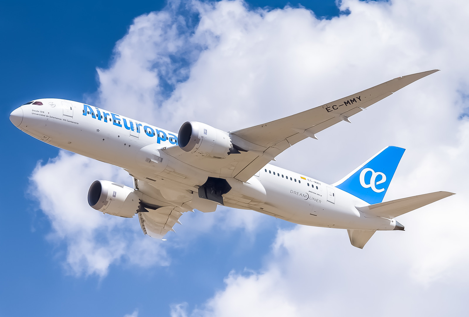 Air Europa utiliza o moderno Boeing 787 Dreamliner nos voos Salvador-Madrid