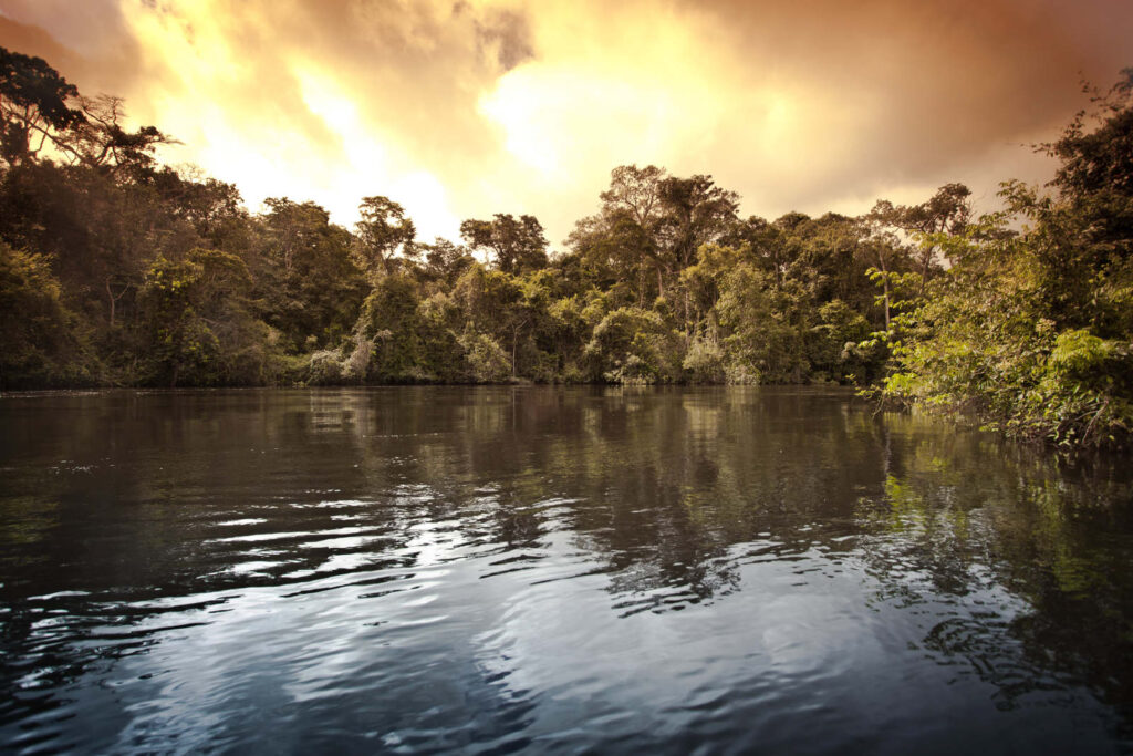 Por do sol no rio Cristalino - Foto | Samuel Melim