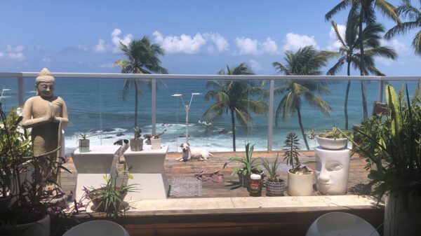 Rooftop onde vai acontecer a festa de Nino Nogueira