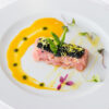 Tartare de atum ao molho cítrico com ovas de mujol - foto | Gustavo Steffens