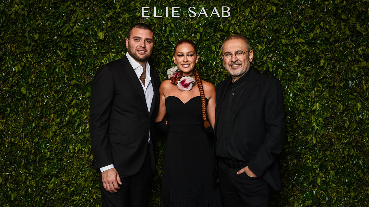 Elie Saab Jr., Marina Ruy Barbosa e Elie Saab