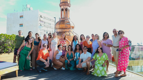 Participantes do ICDW Bahia no rooftop do Fera Palace - Fotos | Davi Santana