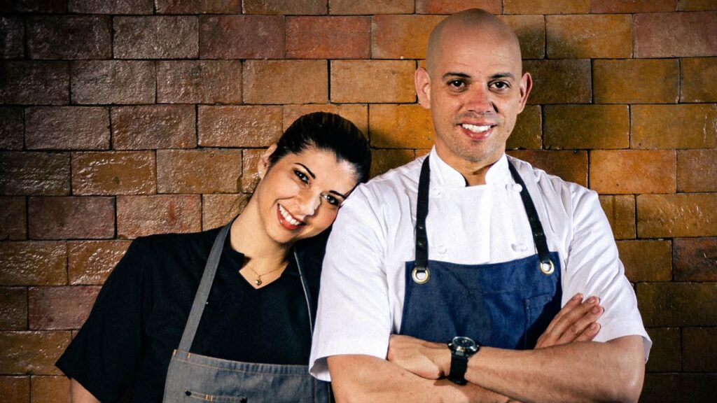 Fabrício Lemos e Lisiane Arouca, dos restaurantes Origem e Ori - Fotógrafo: Leonardo Freire (71)99710-4170