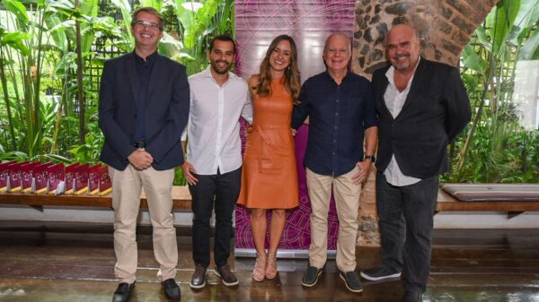 Renato Rezende, Caio Xavier, Cláudia Galvão, Paulo Coelho e Lon Menezes