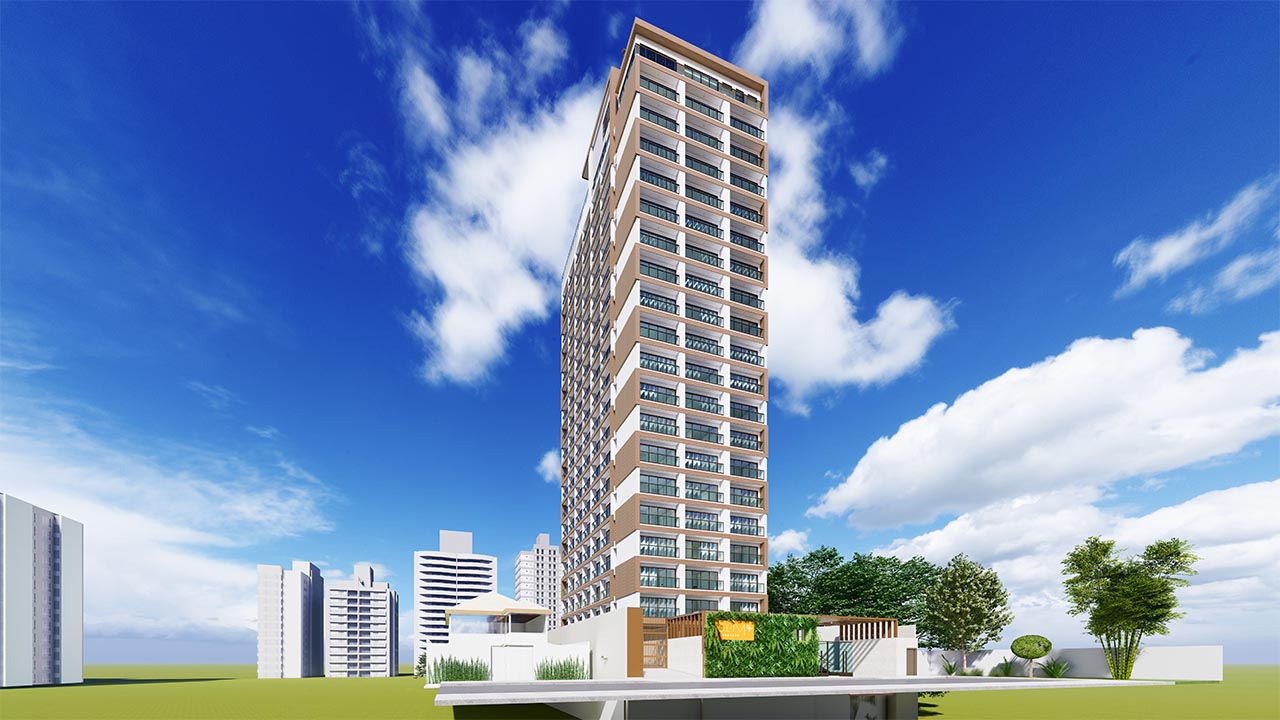 Todos os apartamentos do SLIM+ têm vista para o mar