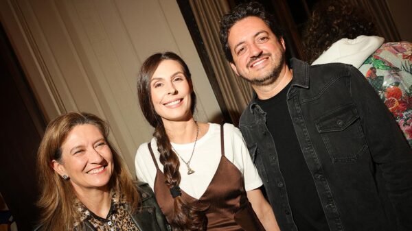 Cristina Betts, Silvia Merati e Carlos Jereissati