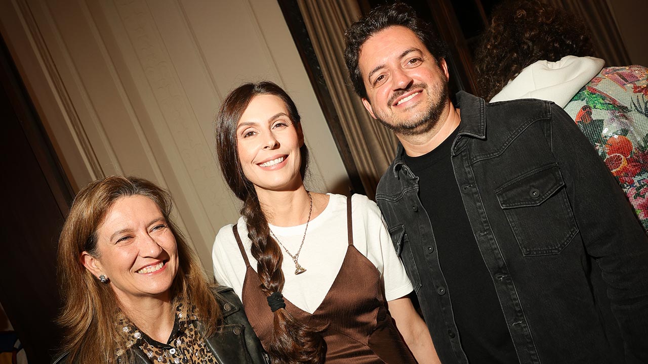 Cristina Betts, Silvia Merati e Carlos Jereissati