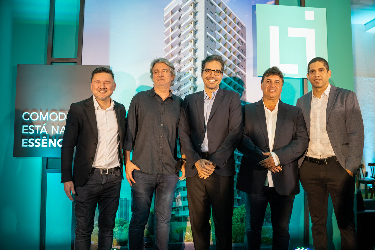Marcus Araújo, Cássio Santana, Zenilton Mira, João Góes e Igo Alves - crédito Philipe Sampaio